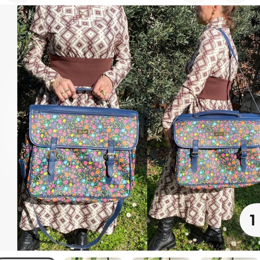 Ken Scott Floral Pattern Bag